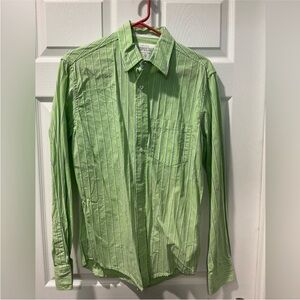 Aeropostale Green Casual Button Down Shirt